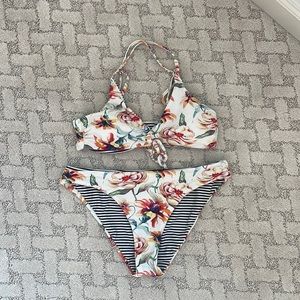 Reversible two piece swimsuit